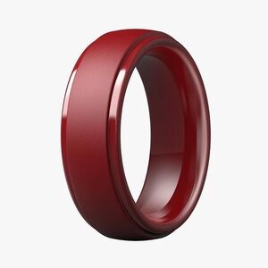 Thunderfit Men’s Red Silicone Ring